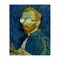 Stupell Industries Funny Van Gogh Sunglasses Canvas, design by Masters Redux